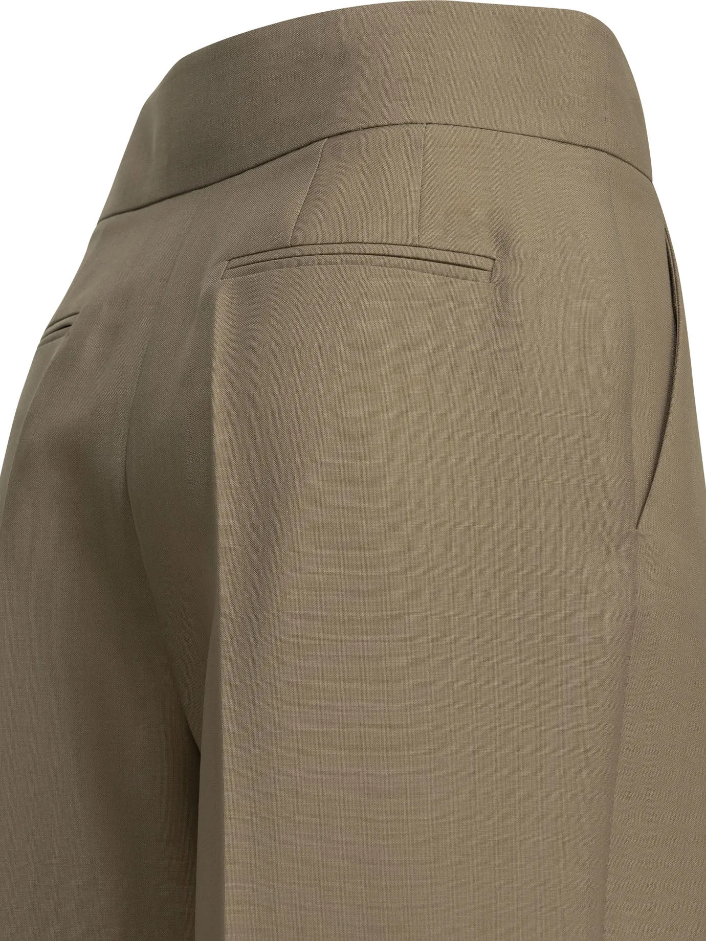 Tailored Mohair Pants Trousers Beige sold by Wanan Luxury product image thumbnail 4