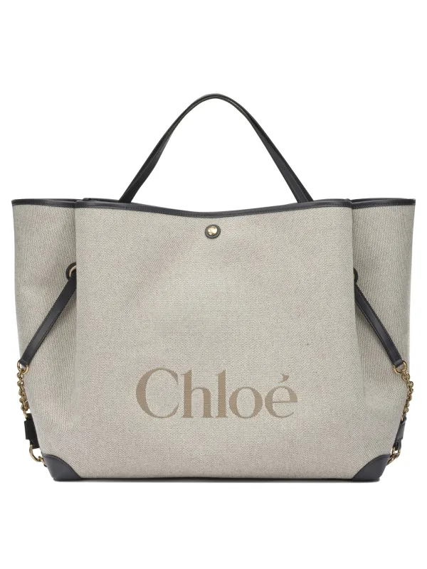 Clover Shoulder Bags Blue made by Chloe