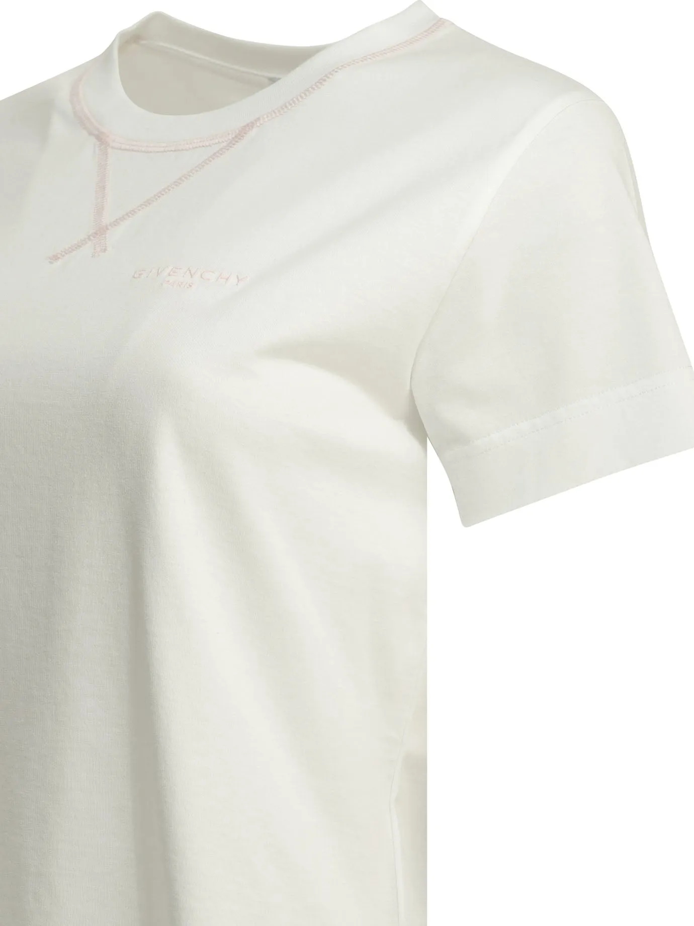 Crew-Neck T-Shirt With Logo T-Shirts White sold by Wanan Luxury product image thumbnail 4