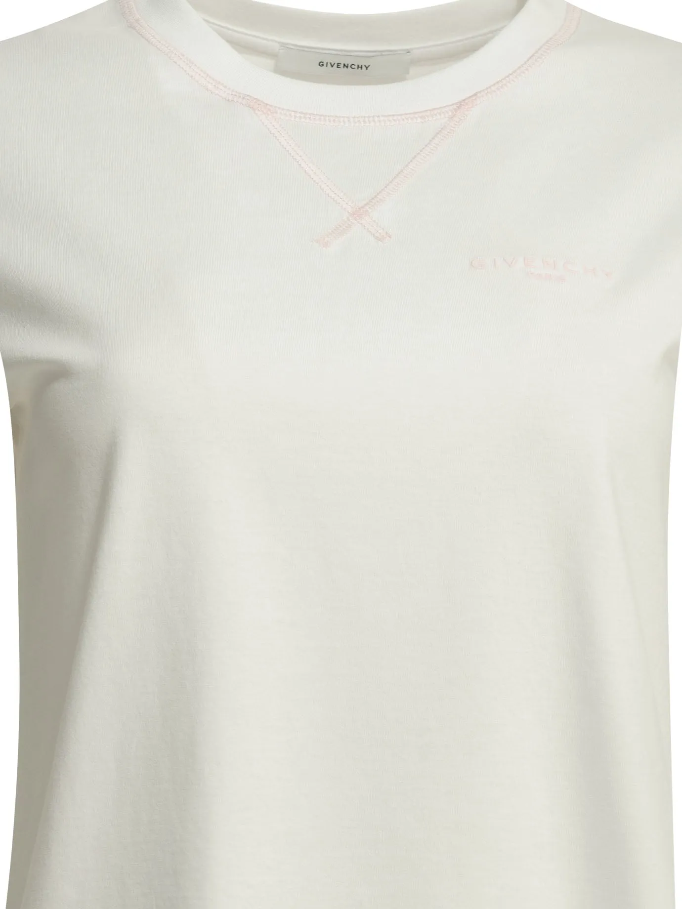Crew-Neck T-Shirt With Logo T-Shirts White sold by Wanan Luxury product image thumbnail 3