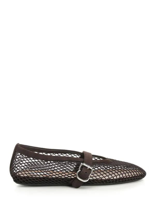 Flat Ballerinas Scarpe Basse Brown made by Alaia