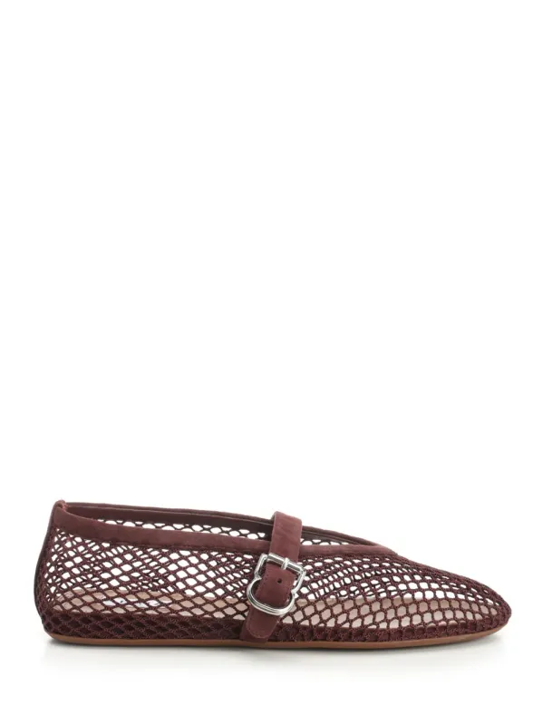 Flat Ballerinas Scarpe Basse Brown made by Alaia