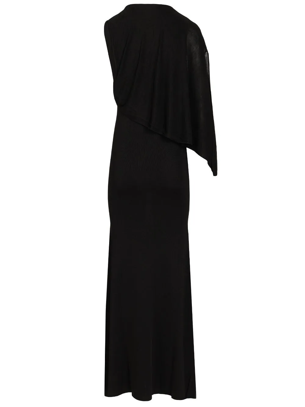 Long One-Shoulder Dress Dresses Black sold by Wanan Luxury product image thumbnail 2