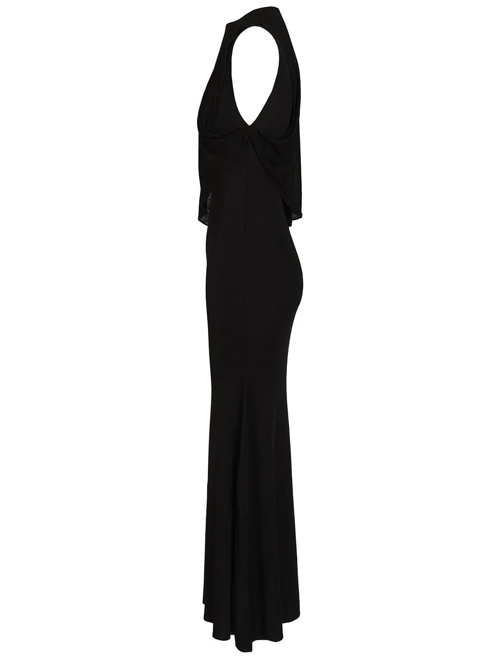 Long One-Shoulder Dress Dresses Black sold by Wanan Luxury product image thumbnail 4