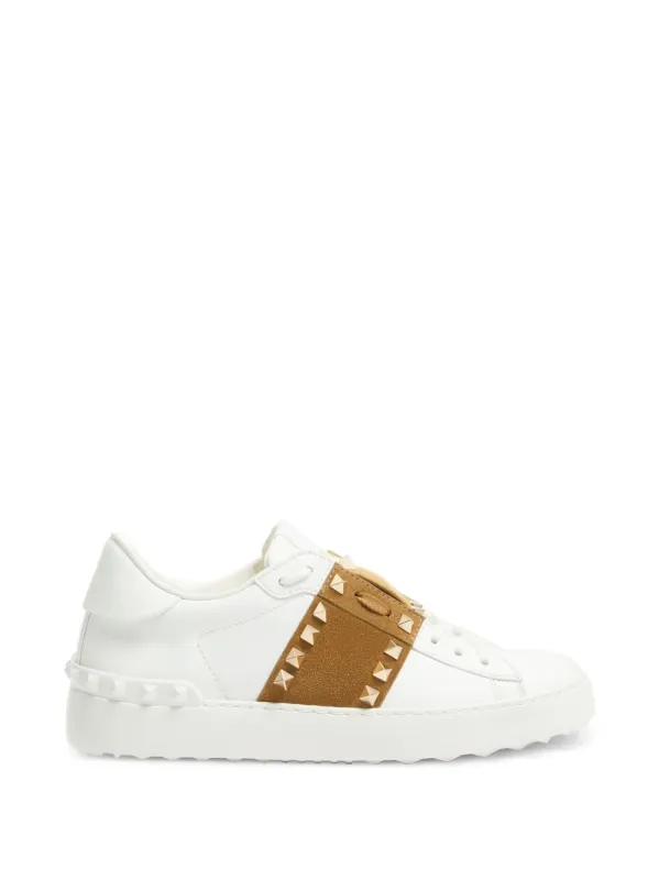Rockstud Untitled Leather Sneakers made by Valentino Garavani