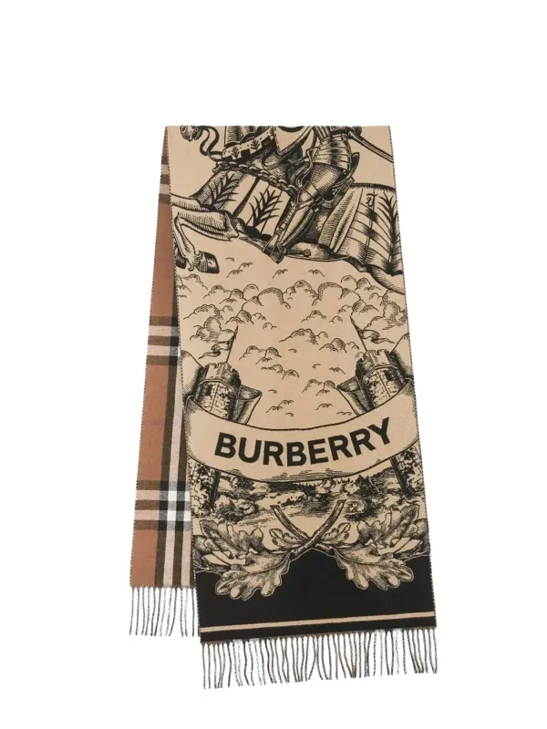 Gallant Knight Cashmere Scarf made by Burberry