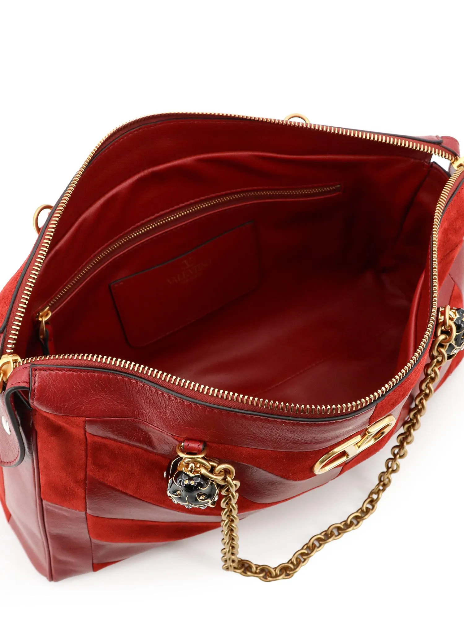 Panthea Suede And Leather Crossbody Bag sold by Wanan Luxury product image thumbnail 4