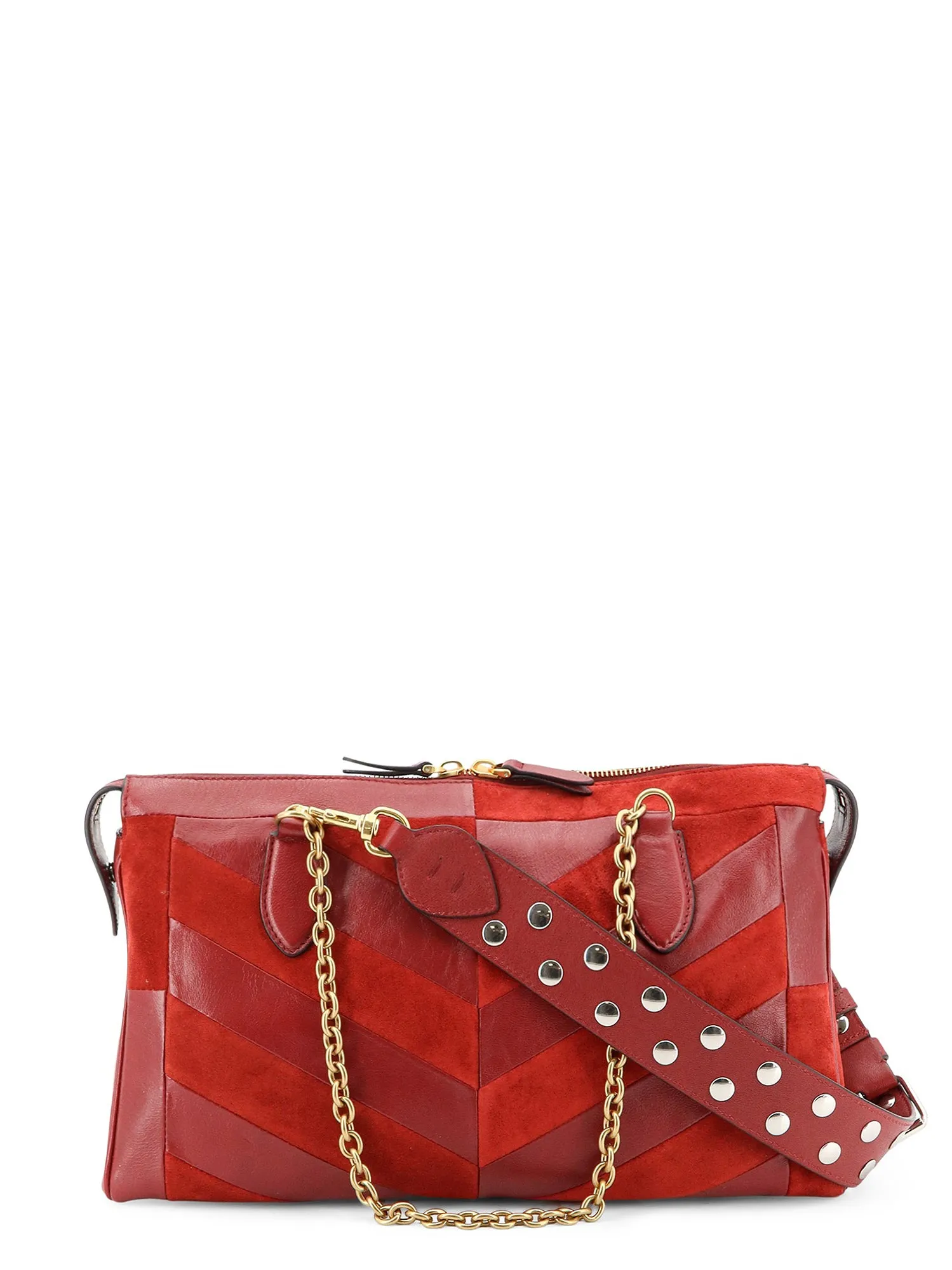 Panthea Suede And Leather Crossbody Bag sold by Wanan Luxury product image thumbnail 2