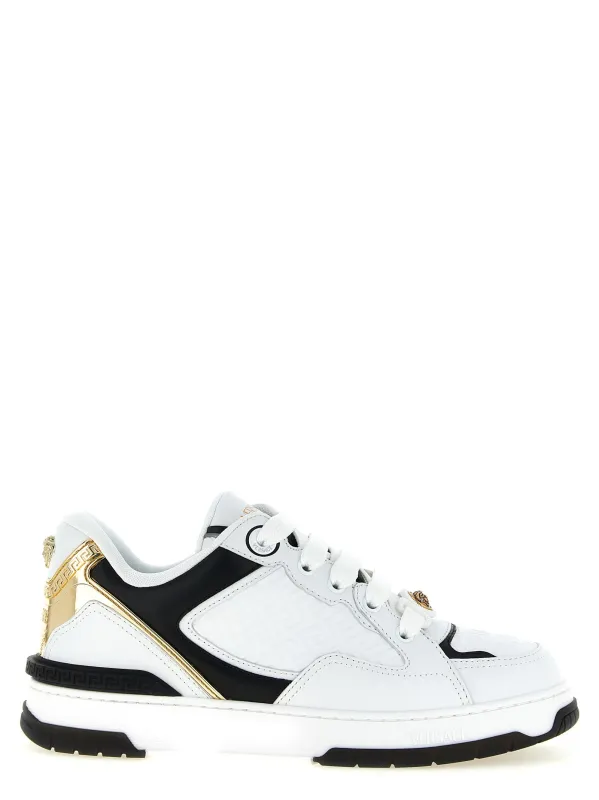 Biggie Basket Sneakers White/Black made by Versace