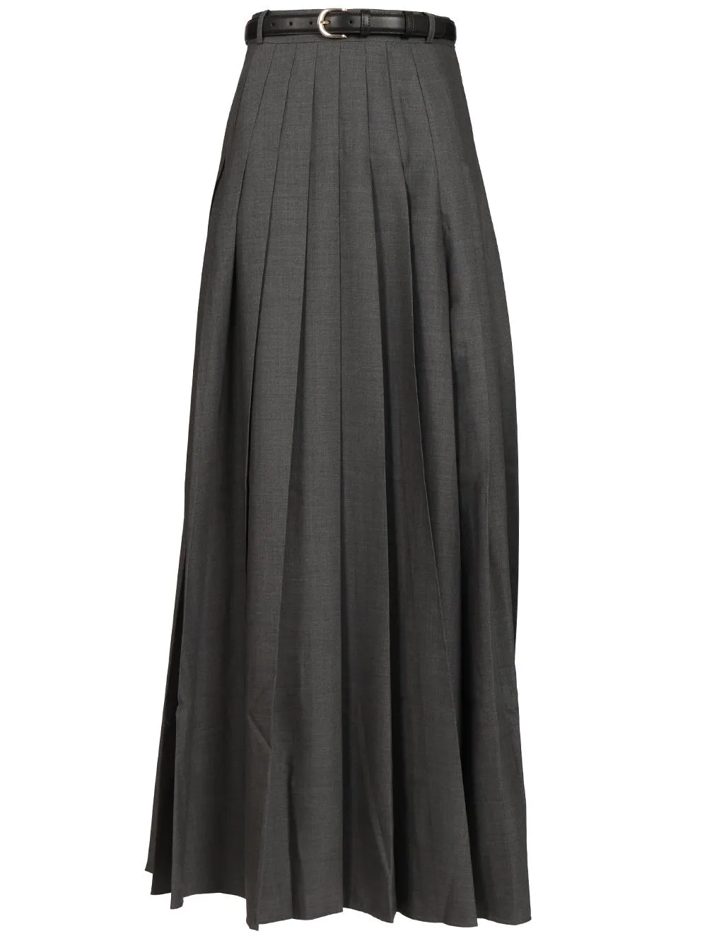 Long Skirt Skirts Grey sold by Wanan Luxury