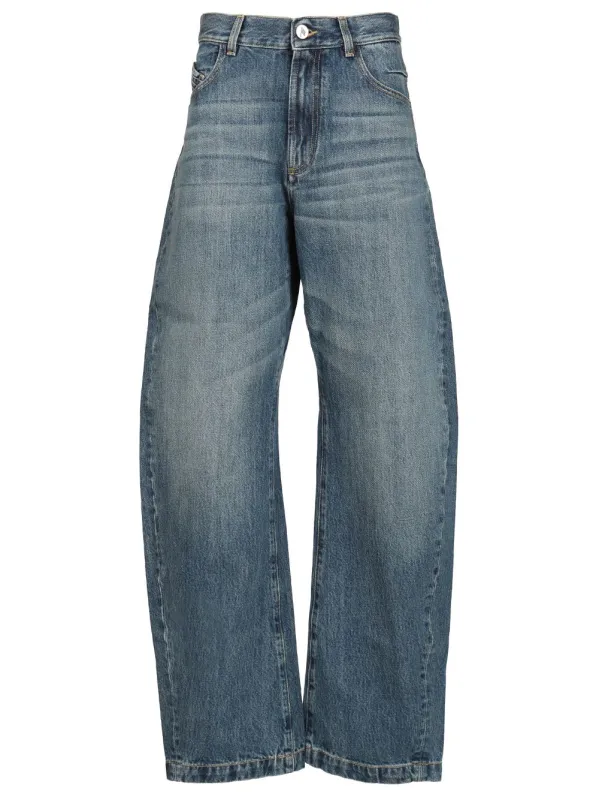 Denim Trousers Jeans Blue made by The Attico