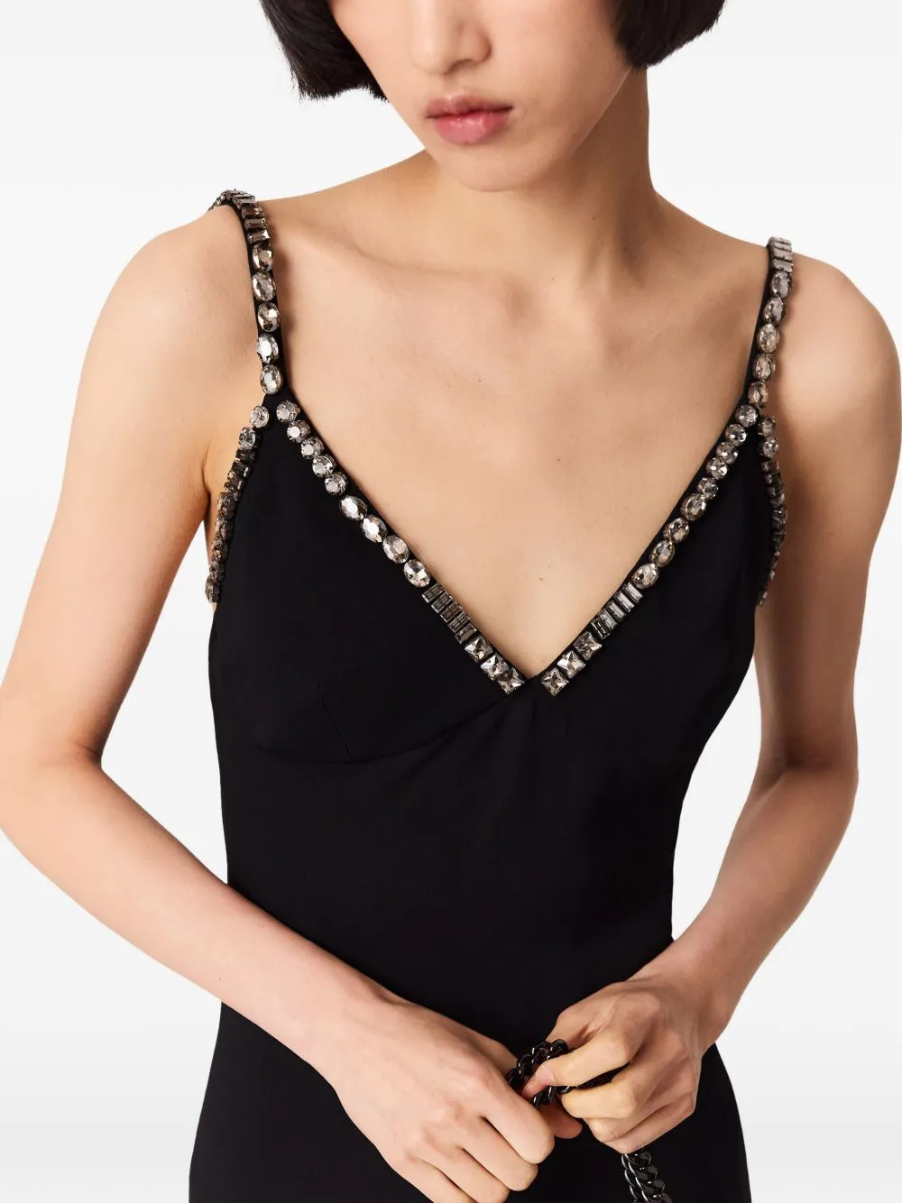 Embellished Long Dress sold by Wanan Luxury product image thumbnail 3