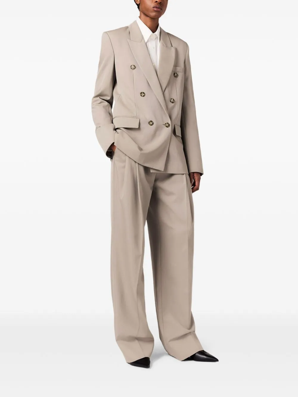 Pleated Wool Trousers sold by Wanan Luxury product image thumbnail 4