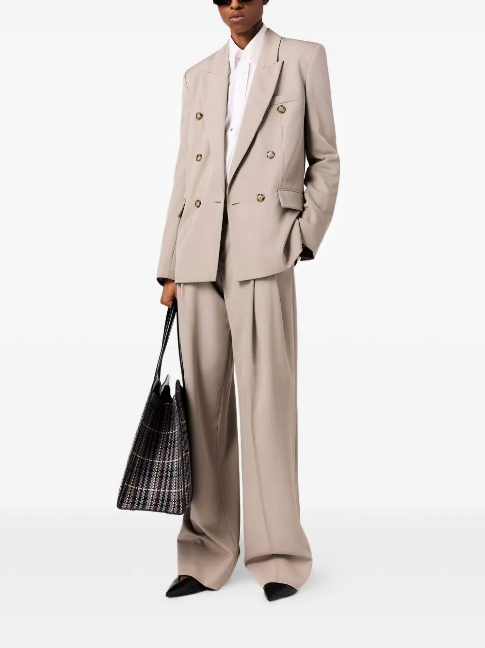 Pleated Wool Trousers sold by Wanan Luxury product image thumbnail 3