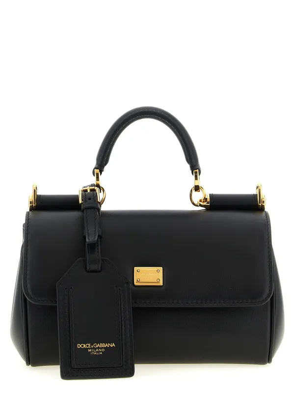 My Sicily Hand Bags Black made by Dolce & Gabanna