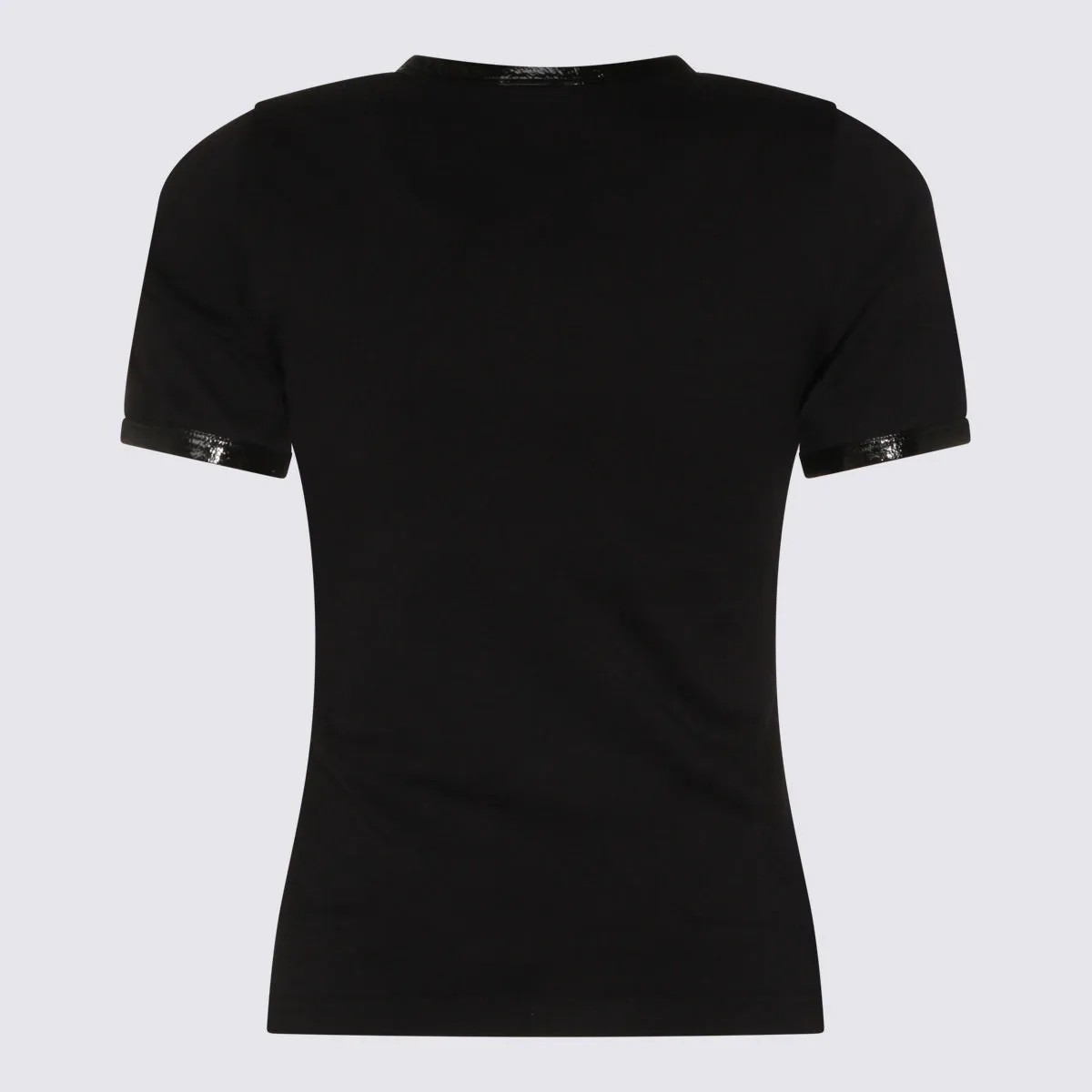 T-Shirts And Polos Black sold by Wanan Luxury product image thumbnail 2
