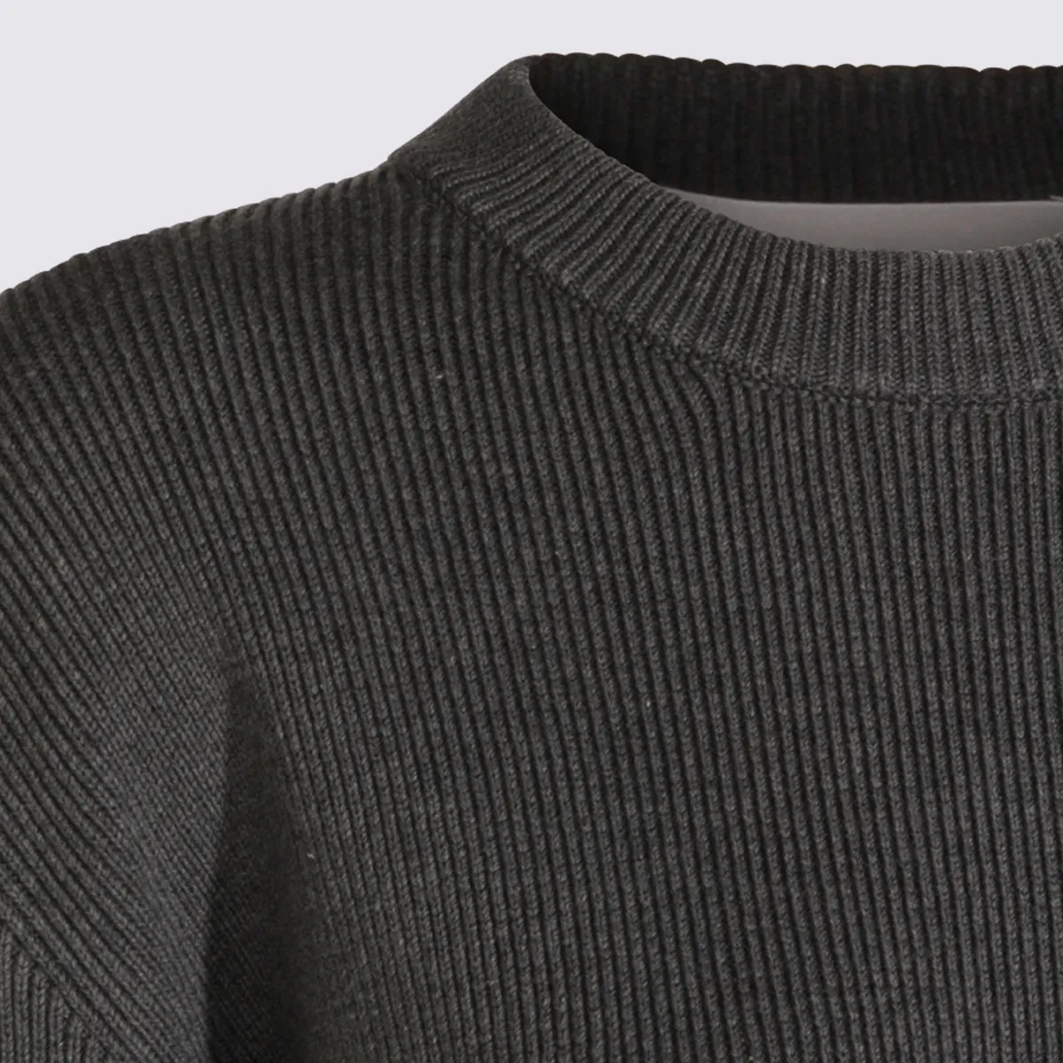 Sweaters Dark Grey Melange sold by Wanan Luxury product image thumbnail 4