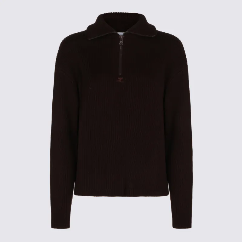 Sweaters Burnt Red made by Courreges
