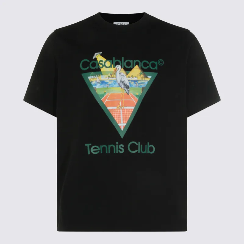 T-Shirts And Polos Black made by Casablanca