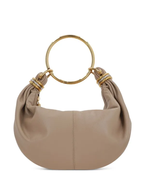 Small Bracelet Hobo Bag In Grained Leather made by Chloe
