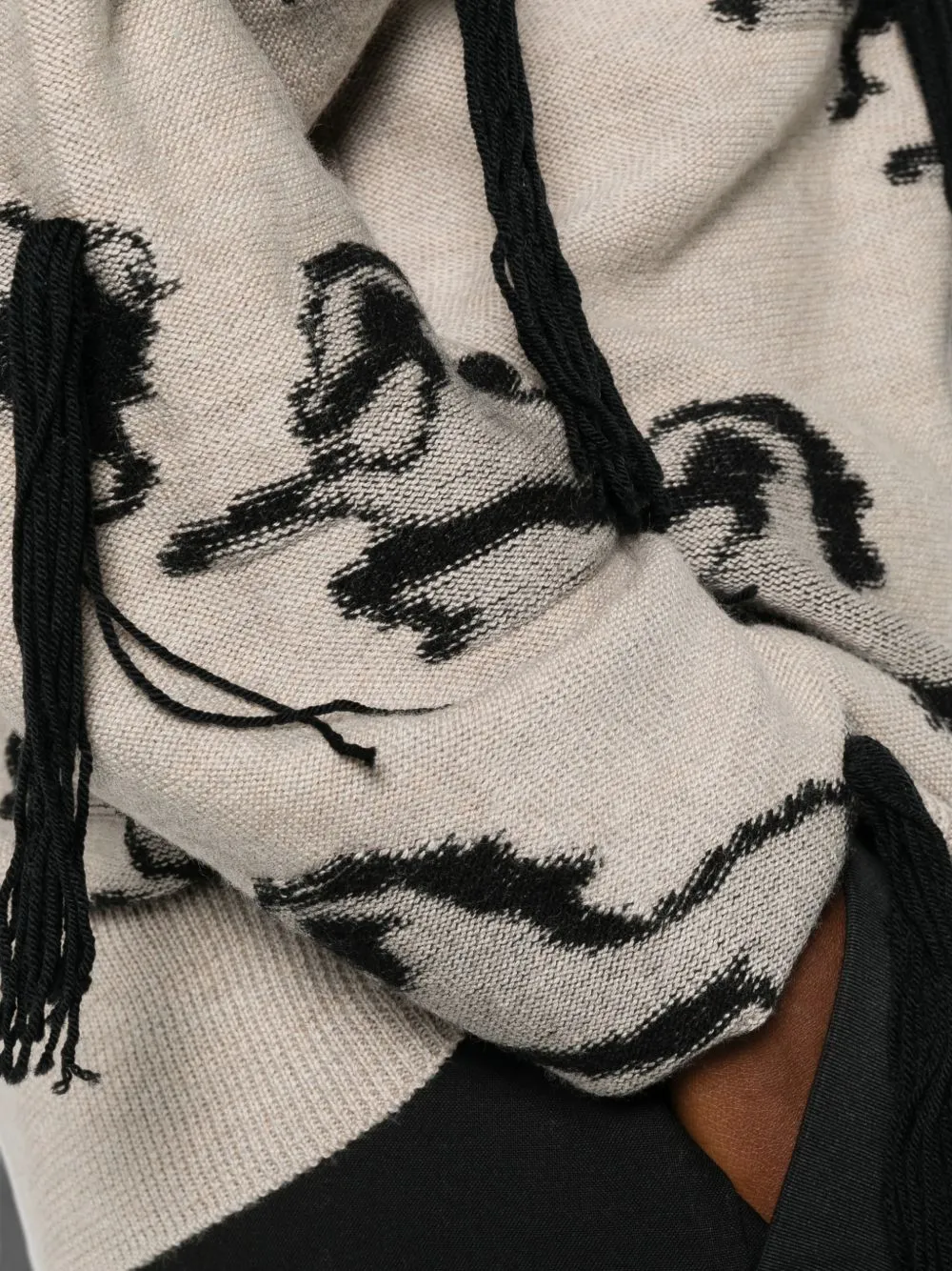 Embroidered Horse Wool Jumper sold by Wanan Luxury product image thumbnail 4