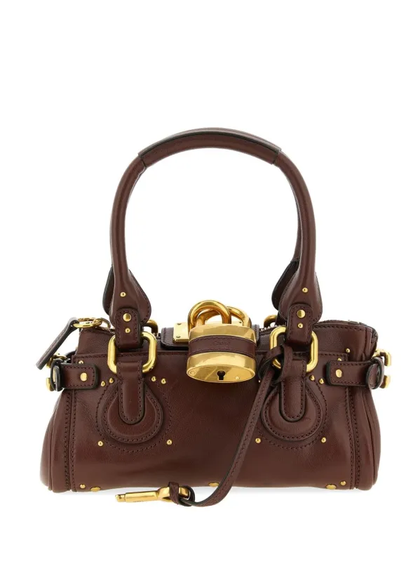 Paddington Small Leather Shoulder Bag made by Chloe