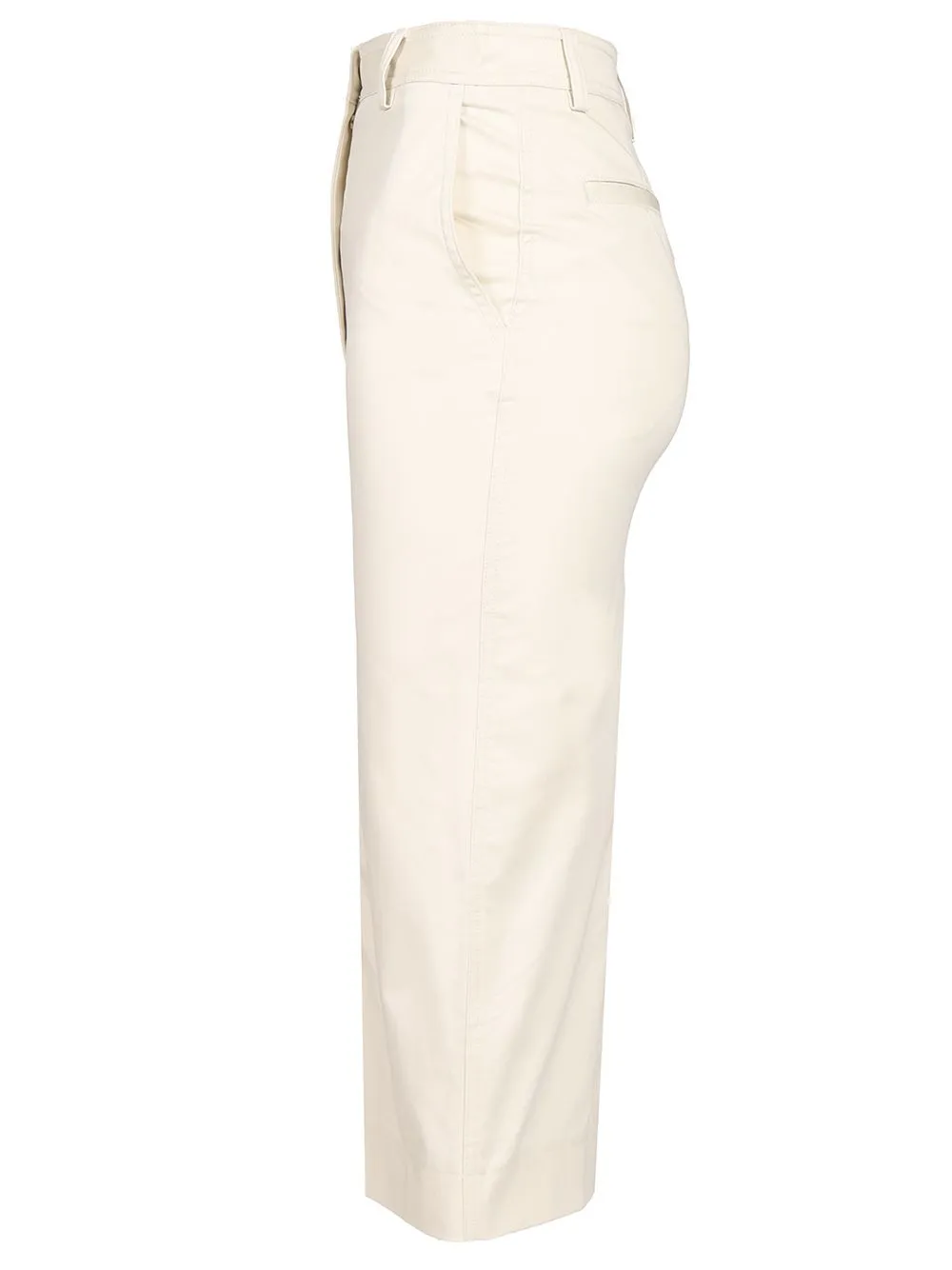 Gabardine Midi Skirt Skirts White sold by Wanan Luxury product image thumbnail 3