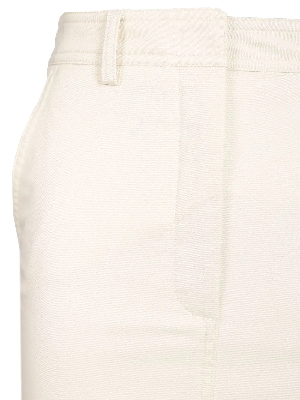Gabardine Midi Skirt Skirts White sold by Wanan Luxury product image thumbnail 4