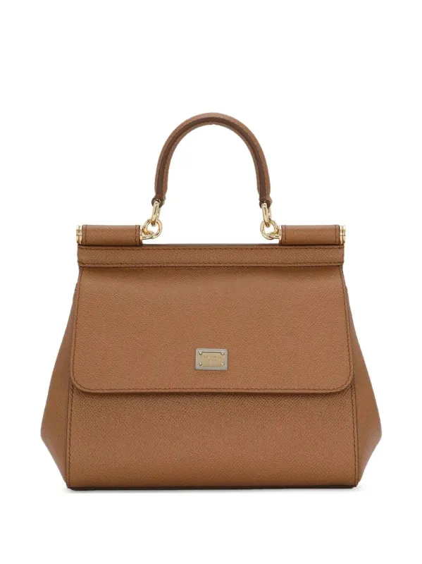 Sicily Small Handbag In Dauphine Calfskin made by Dolce & Gabanna