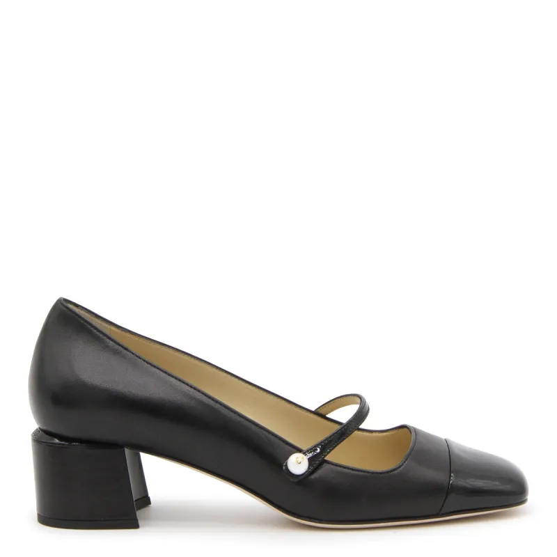 With Heel Black/Black made by Jimmy Choo