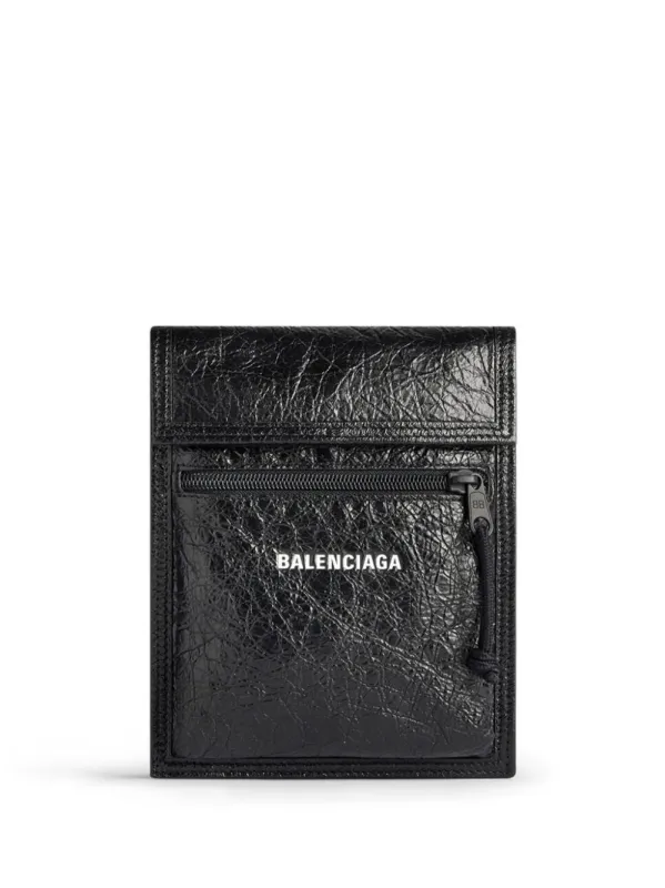 Explorer Small Pouch With Strap made by Balenciaga