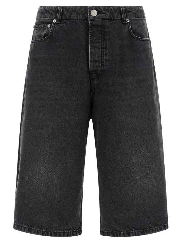 Denim Bermuda Shorts Bermuda And Short Black made by Ami