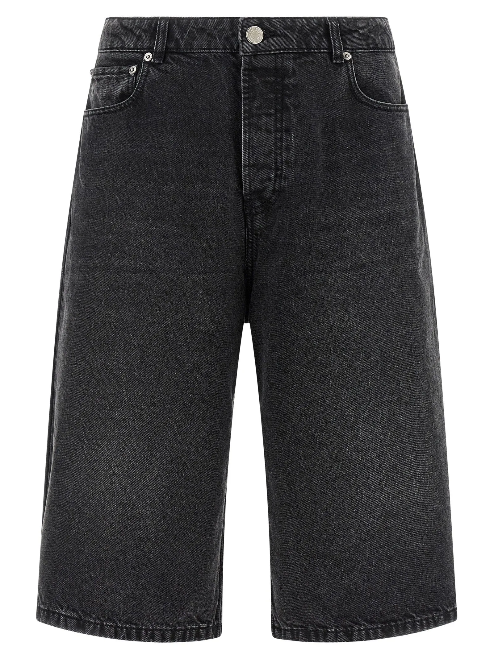 Denim Bermuda Shorts Bermuda And Short Black sold by Wanan Luxury