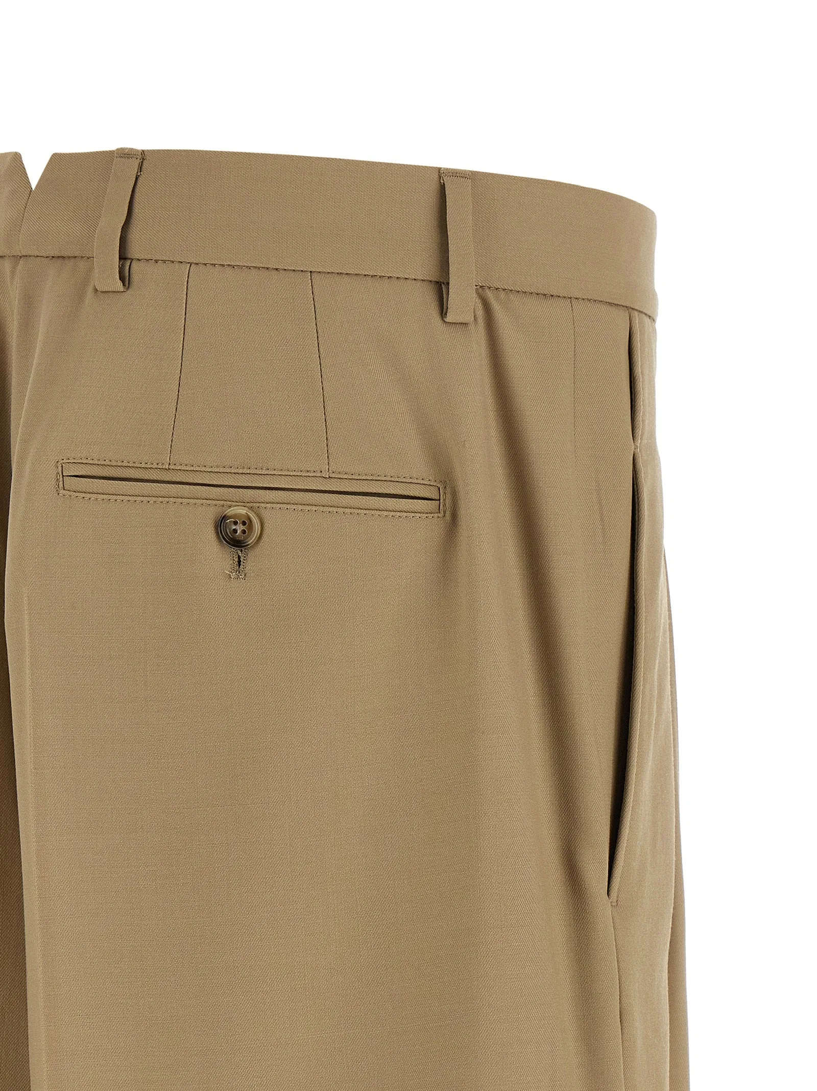 Fresh Wool Bermuda Shorts Bermuda And Short Beige sold by Wanan Luxury product image thumbnail 4