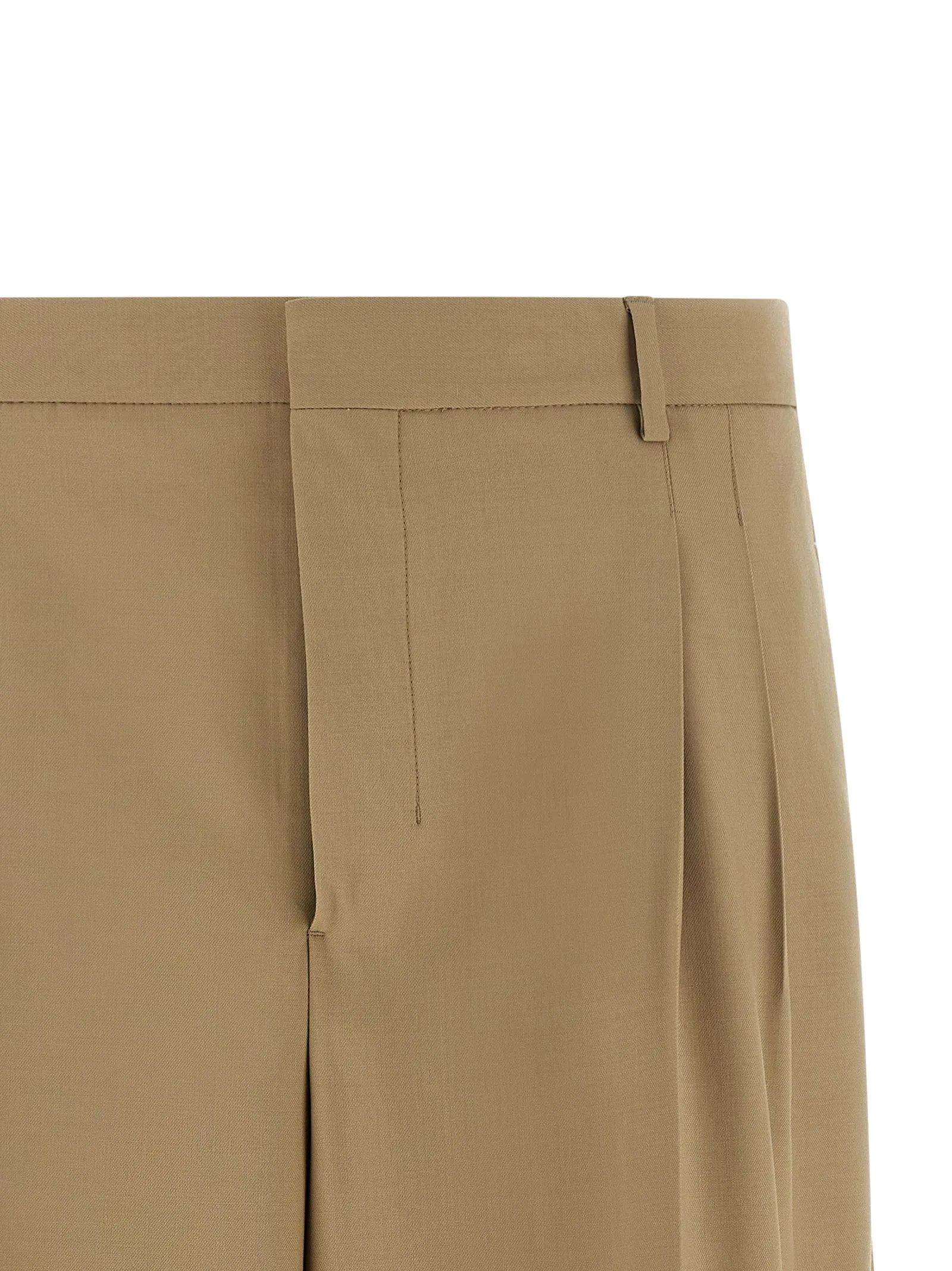 Fresh Wool Bermuda Shorts Bermuda And Short Beige sold by Wanan Luxury product image thumbnail 3
