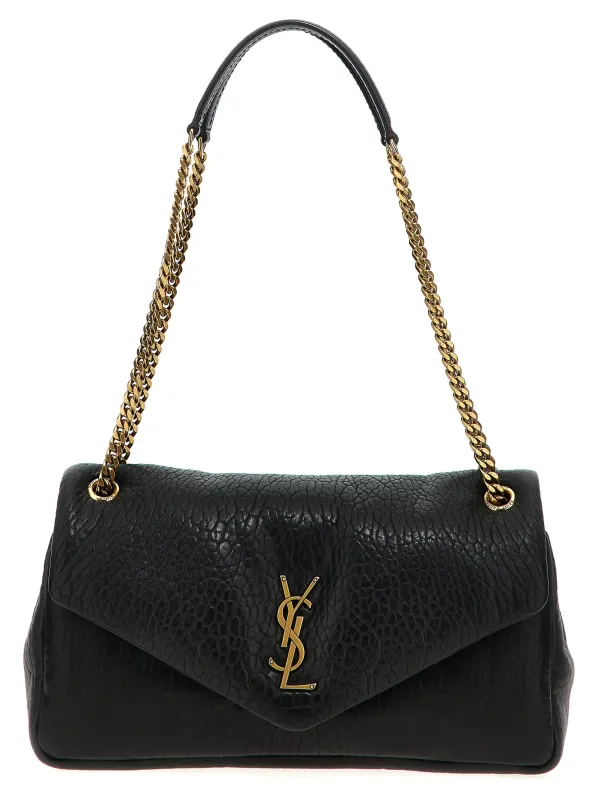Calypso Shoulder Bags Black made by Yves Saint Laurent