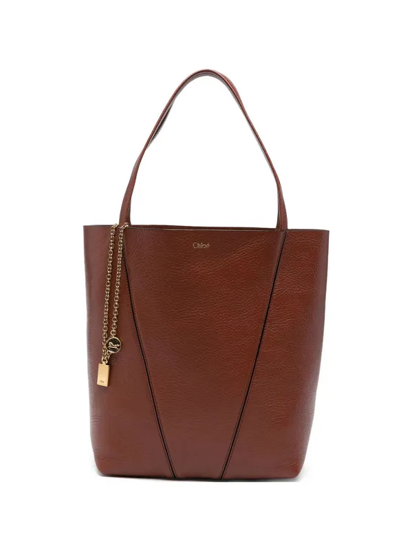 ChloÉ Spin Tote Bag In Grained Leather made by Chloe