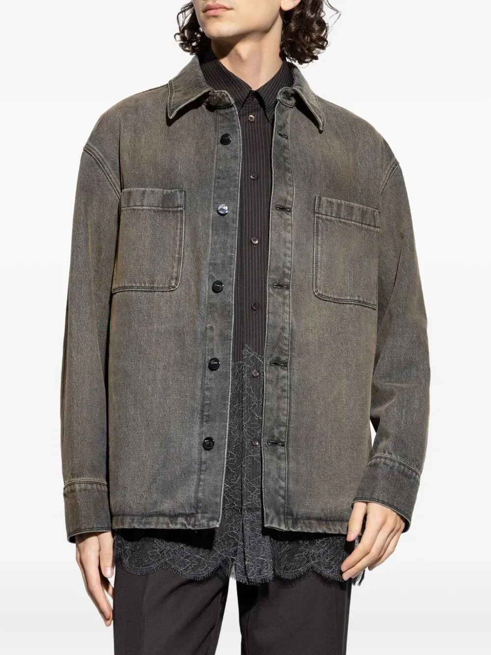 Jacket Marble Overdye sold by Wanan Luxury product image thumbnail 3