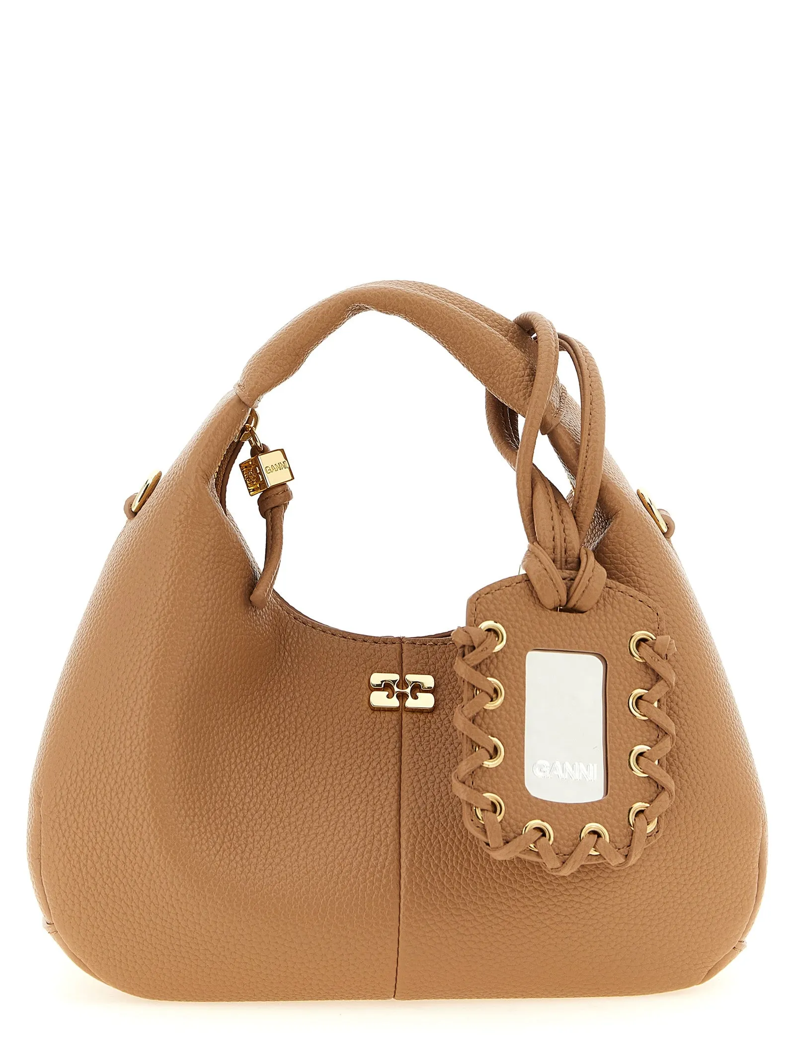Mini Hobo Hand Bags Beige sold by Wanan Luxury