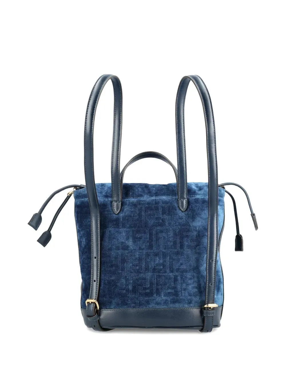 Flocked Ff Denim Backpack sold by Wanan Luxury product image thumbnail 3