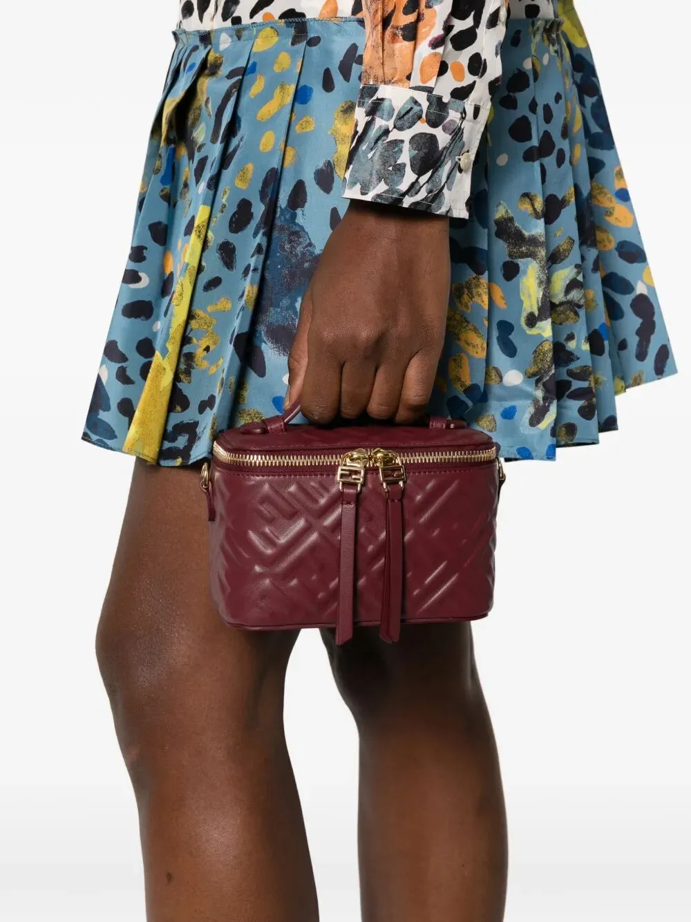 Fendi Vanity Nappa Leather Bag With Ff Motif sold by Wanan Luxury product image thumbnail 2