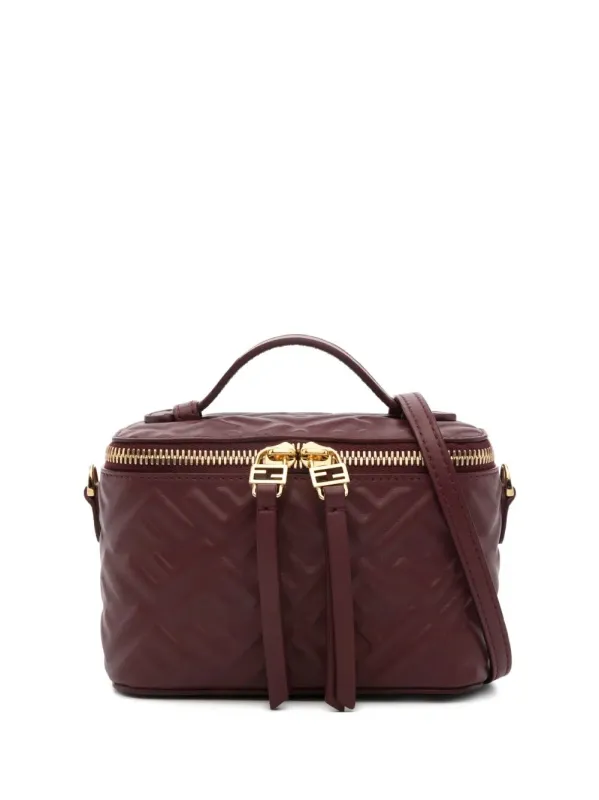Fendi Vanity Nappa Leather Bag With Ff Motif made by Fendi