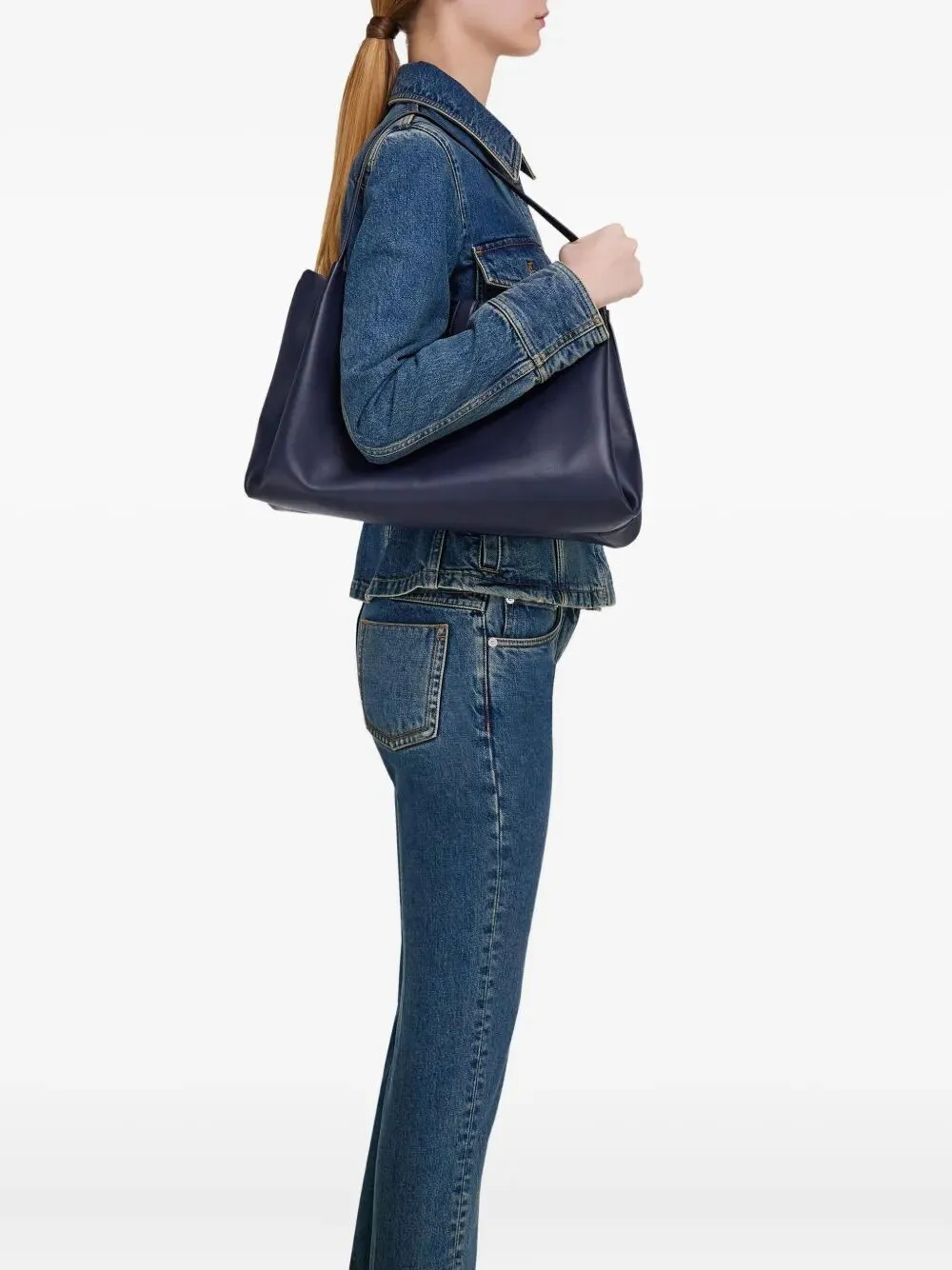 Large Leather Softened Tote Bag sold by Wanan Luxury product image thumbnail 2