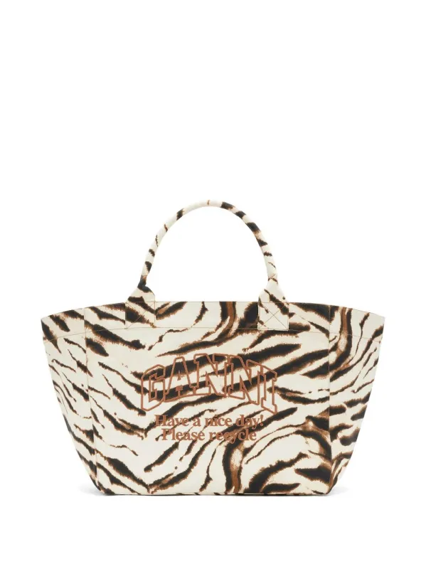 Xxl Canvas Tote Bag made by Ganni