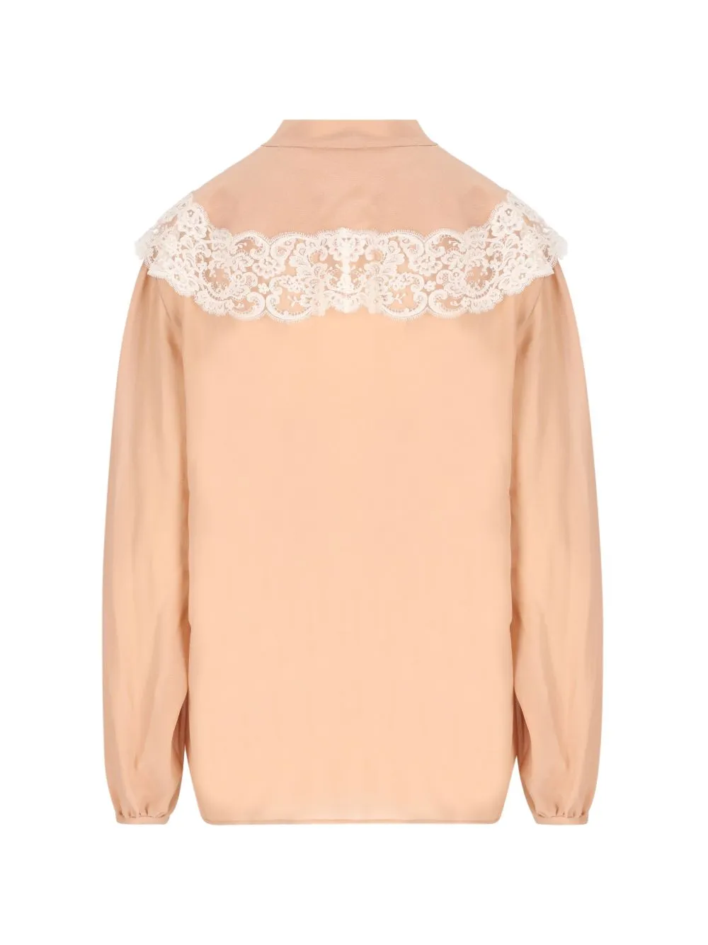 Lace Detail Silk Blouse sold by Wanan Luxury product image thumbnail 4
