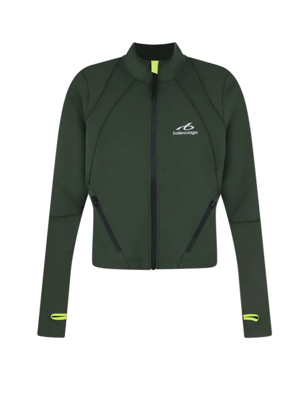Fitted Zip-Up Sweatshirt made by Balenciaga