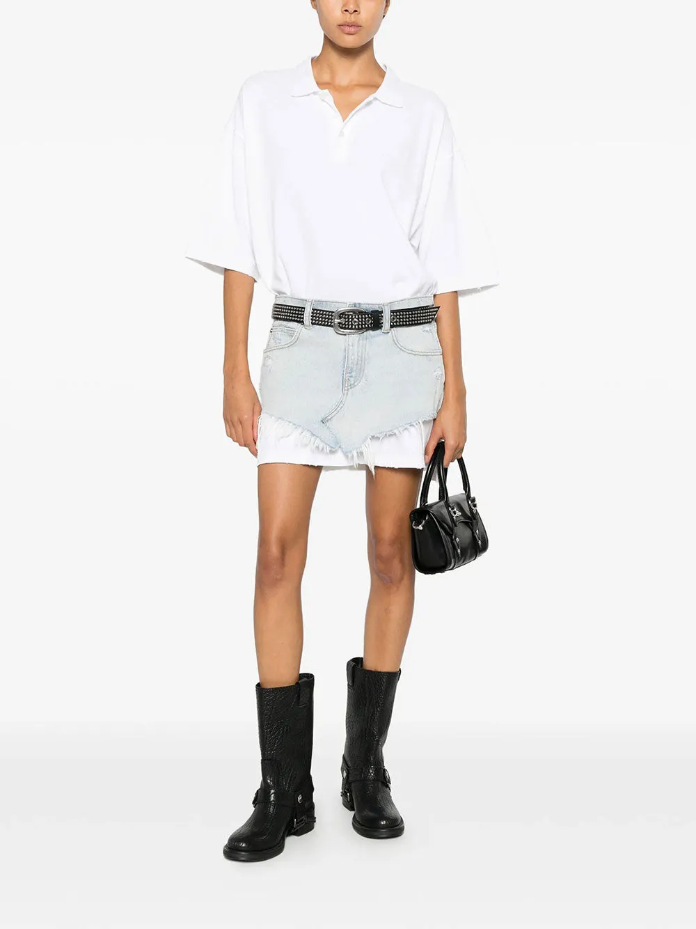 Pre-Styled Denim Polo Dress sold by Wanan Luxury product image thumbnail 2