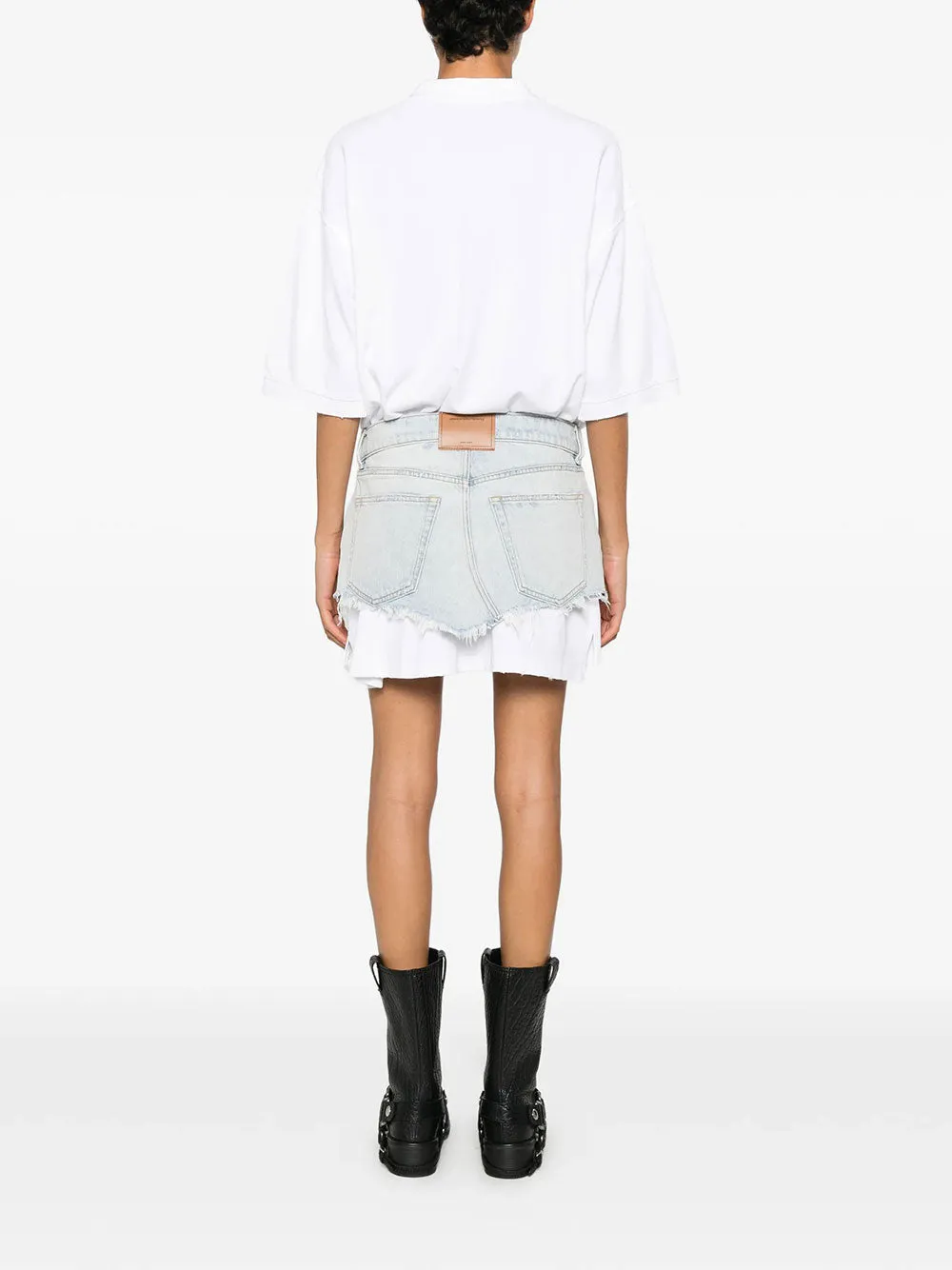 Pre-Styled Denim Polo Dress sold by Wanan Luxury product image thumbnail 3