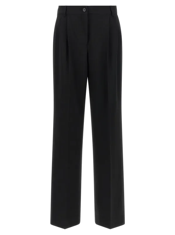 Double Pinch Pants Black made by Dolce & Gabanna