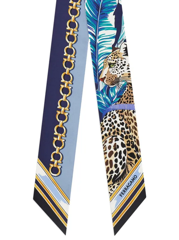 Mini Bandeau With Feline Print made by Salvatore Ferragamo